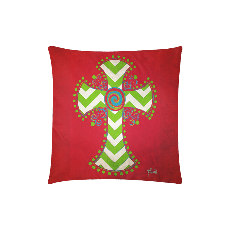 Popular And Trendy Chevron Design Custom Zippered Pillow Case 18"x18"(Twin Sides)