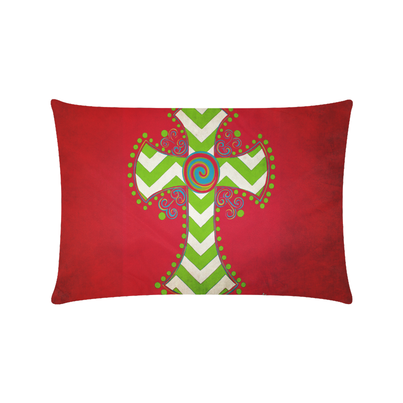 Popular And Trendy Chevron Design Custom Zippered Pillow Case 16"x24"(Twin Sides)