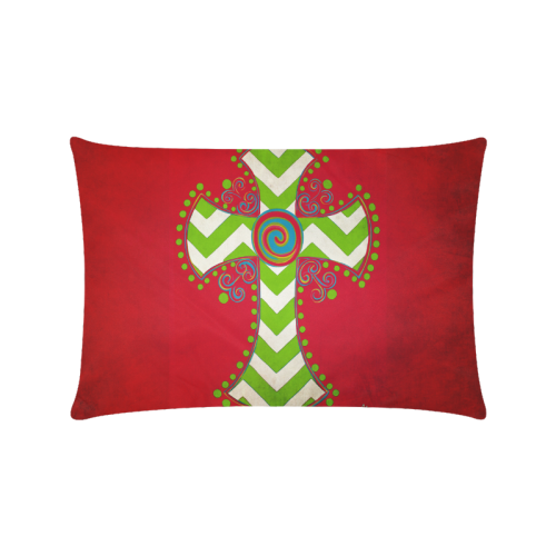 Popular And Trendy Chevron Design Custom Zippered Pillow Case 16"x24"(Twin Sides)