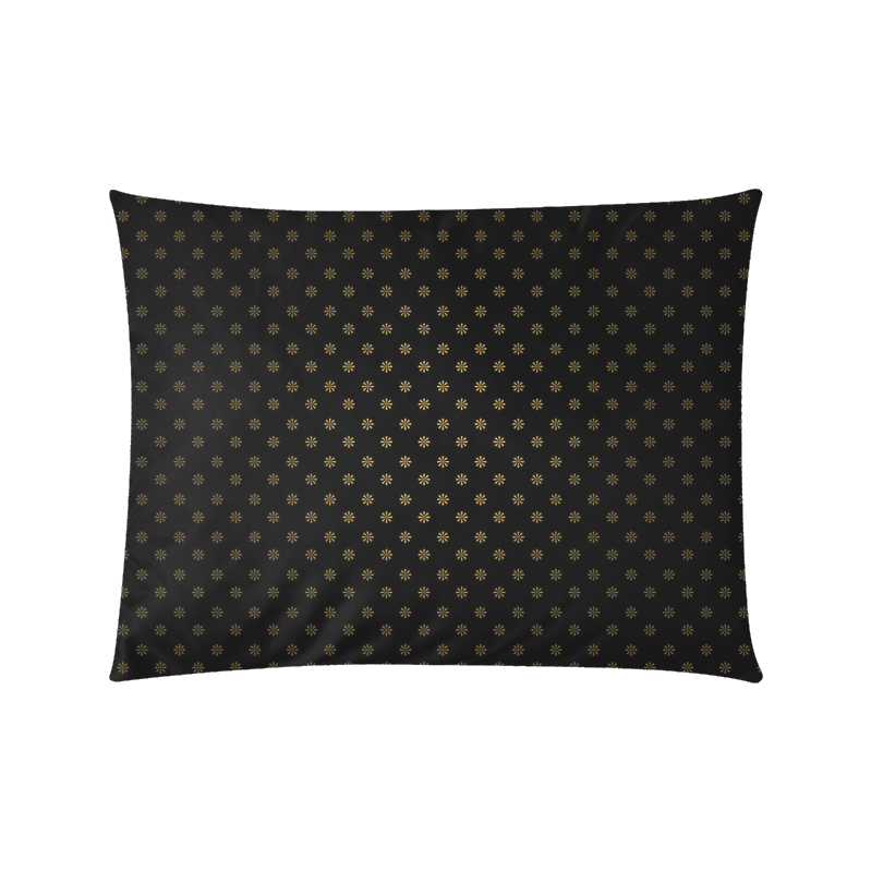 Little Flower Point Pattern Custom Zippered Pillow Case 20"x26"(Twin Sides)