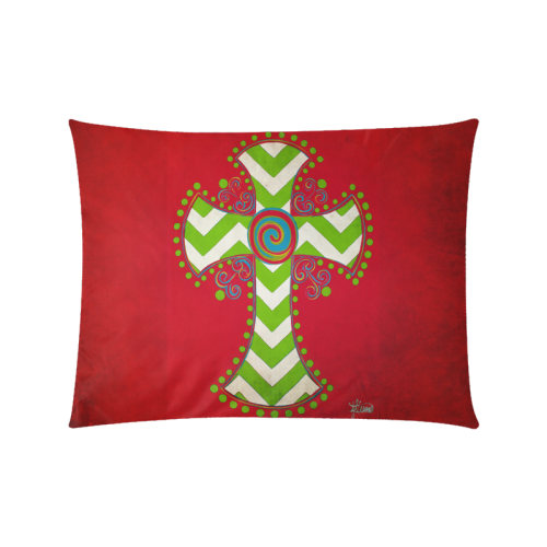 Popular And Trendy Chevron Design Custom Zippered Pillow Case 20"x26"(Twin Sides)