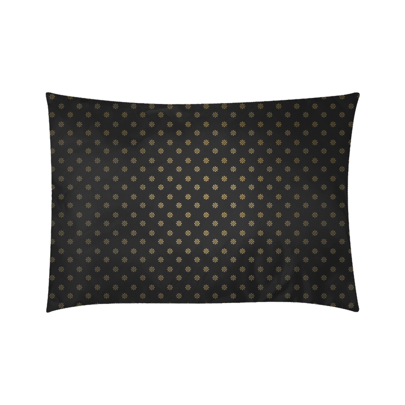 Little Flower Point Pattern Custom Zippered Pillow Case 20"x30"(Twin Sides)