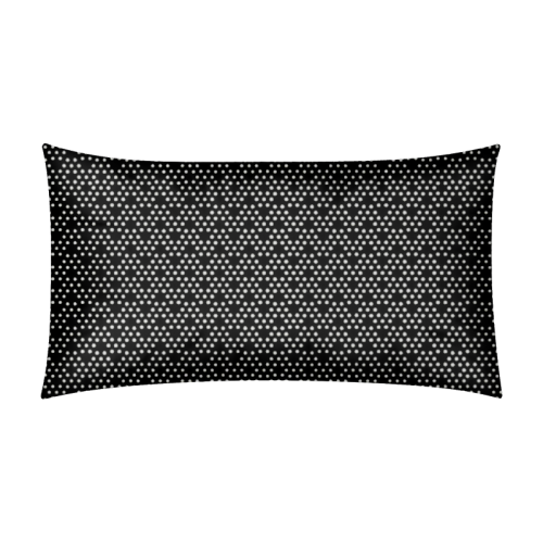 Polka Dot Rectangle Pillow Case 20"x36"(Twin Sides)