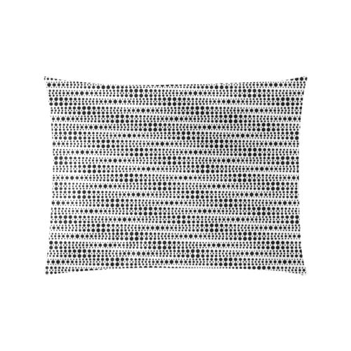 Polka Dot Custom Zippered Pillow Case 20"x26"(Twin Sides)