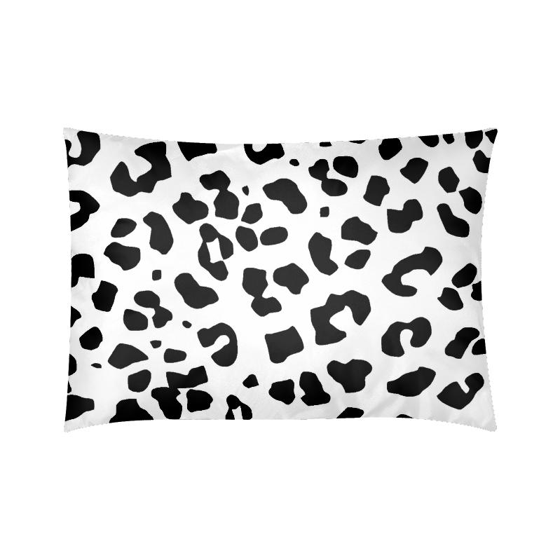 Milk Spots Custom Zippered Pillow Case 20"x30"(Twin Sides)