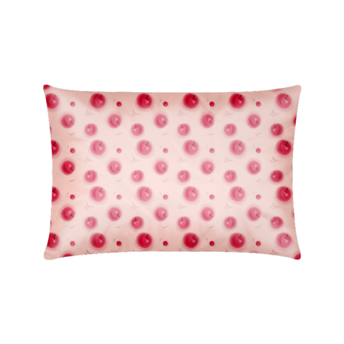 Apple Spots Custom Zippered Pillow Case 16"x24"(Twin Sides)