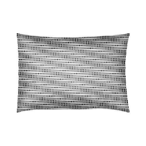 Polka Dot Custom Zippered Pillow Case 20"x30"(Twin Sides)
