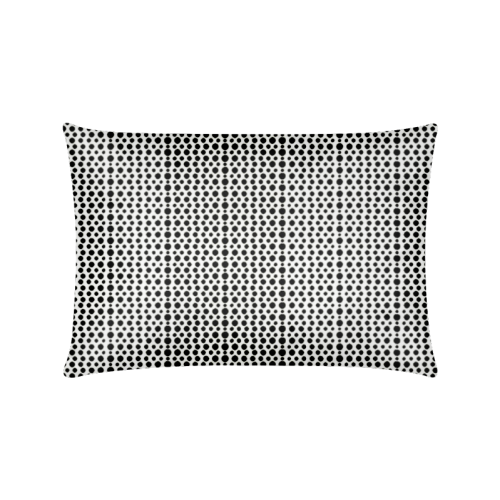 Polka Dot Custom Zippered Pillow Case 16"x24"(Twin Sides)