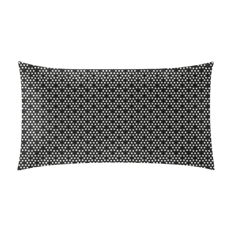 Polka Dot Rectangle Pillow Case 20"x36"(Twin Sides)