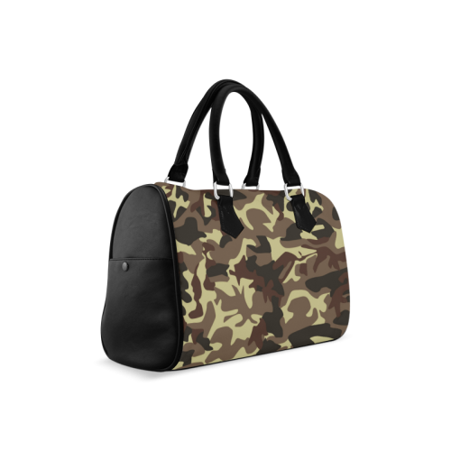 Army Camouflage Boston Handbag (Model 1621)