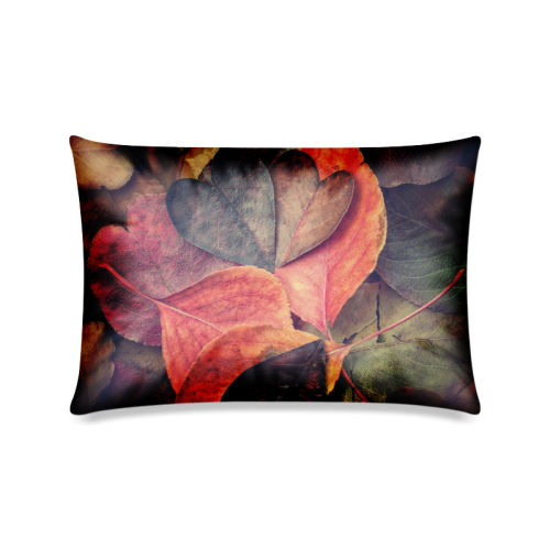 Heart leaves Custom Zippered Pillow Case 16"x24"(Twin Sides)