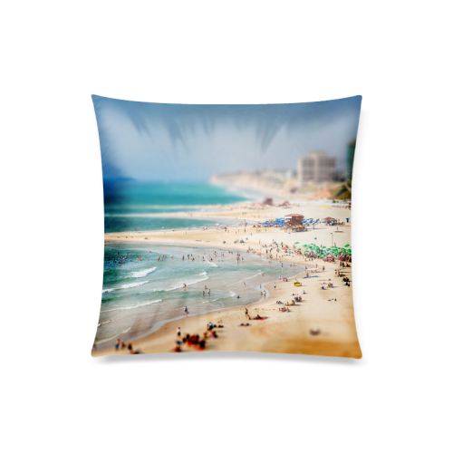 Israel Herzliya Beach Custom Zippered Pillow Case 20"x20"(Twin Sides)