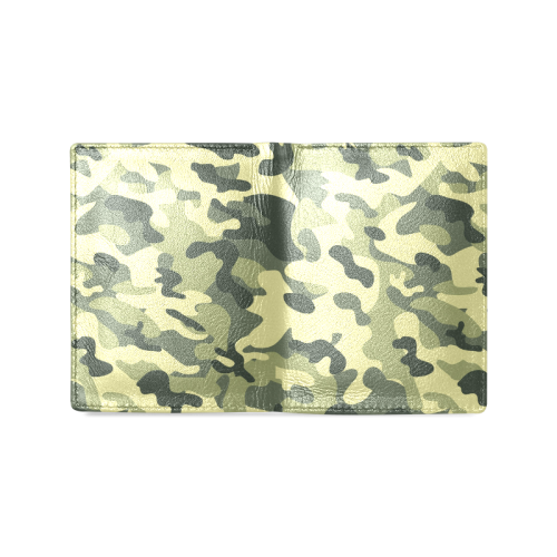 Camouflage Men's Leather Wallet (Model 1612)