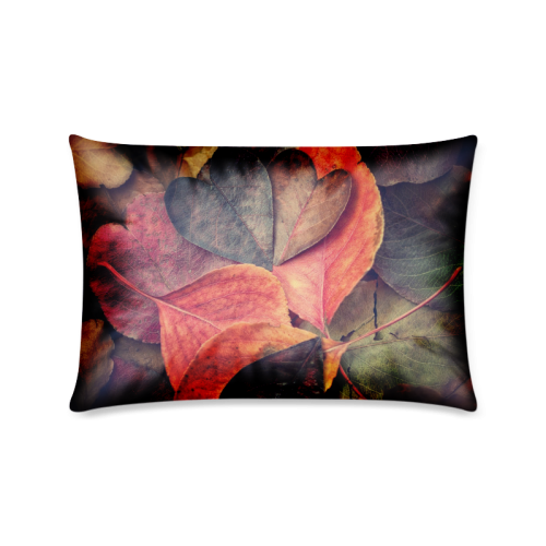 Heart leaves Custom Zippered Pillow Case 16"x24"(Twin Sides)