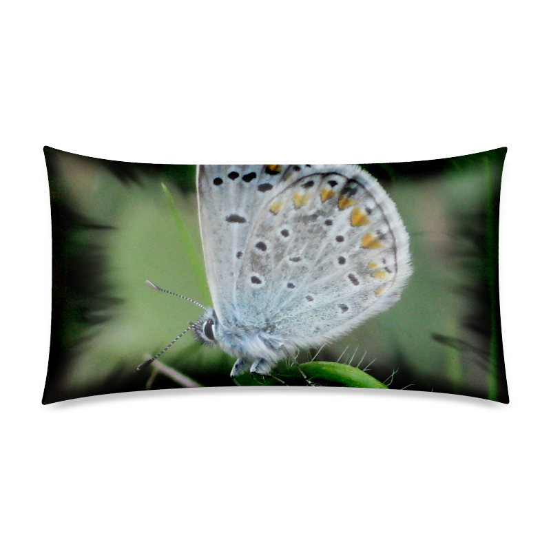 Heart butterfly Rectangle Pillow Case 20"x36"(Twin Sides)