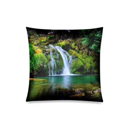 Nature Custom Zippered Pillow Case 20"x20"(Twin Sides)
