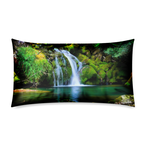 Nature Rectangle Pillow Case 20"x36"(Twin Sides)
