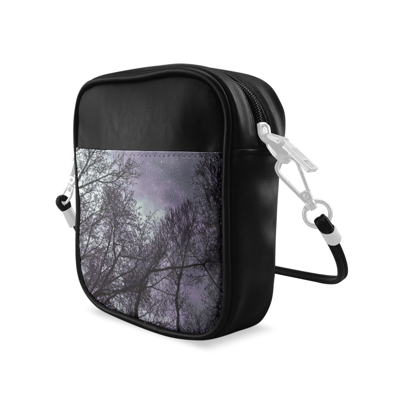 Purple Trees Sling Bag (Model 1627)