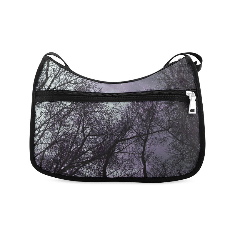 Purple Trees Crossbody Bags (Model 1616)