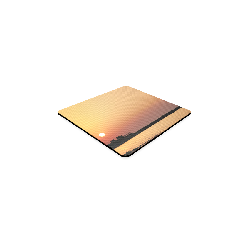 Sunset on the Beach Square Coaster