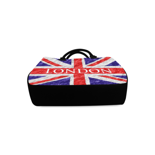 Union Jack Flag Barrel Handbag Boston Handbag (Model 1621)