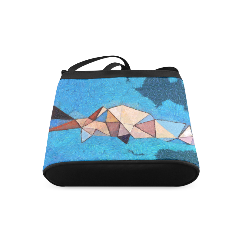 Abstract polygone Bag Crossbody Bags (Model 1613)