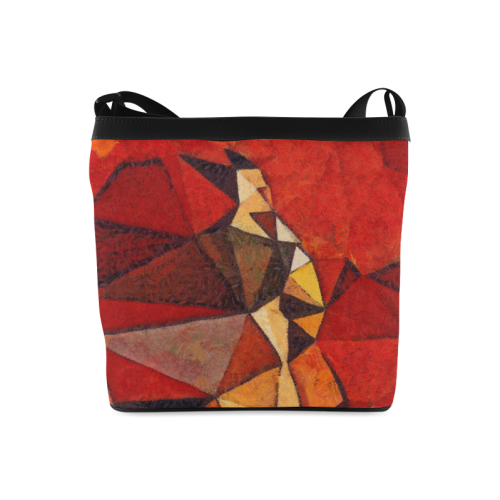 Red and orange 2 Bag Crossbody Bags (Model 1613)