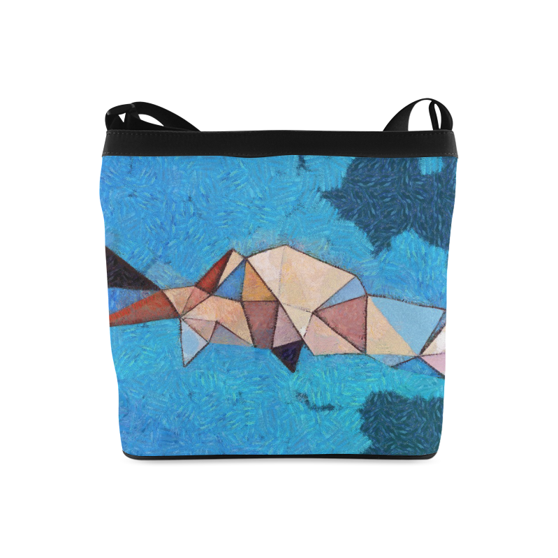 Abstract polygone Bag Crossbody Bags (Model 1613)