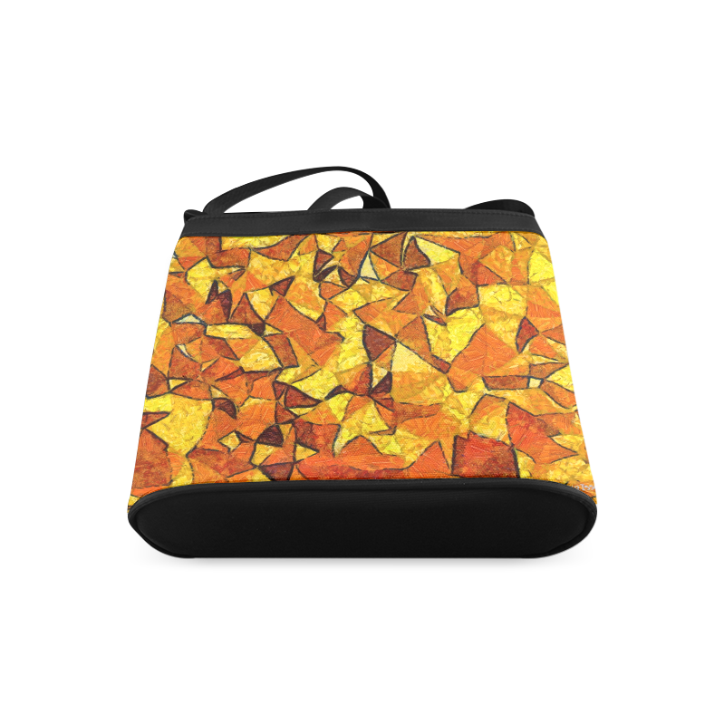 Yellow Polygone Bag Crossbody Bags (Model 1613)