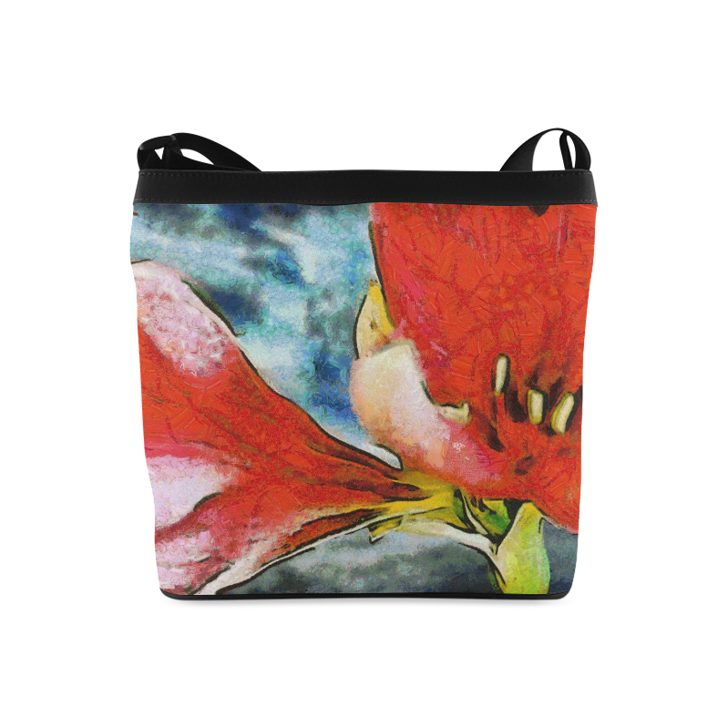 Red Flowers Bag Crossbody Bags (Model 1613)