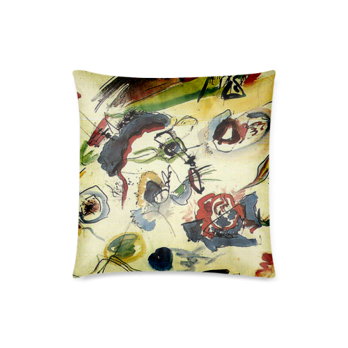 Customized Kandinsky First Abstract Painting Custom Zippered Pillow Case 18"x18"(Twin Sides)