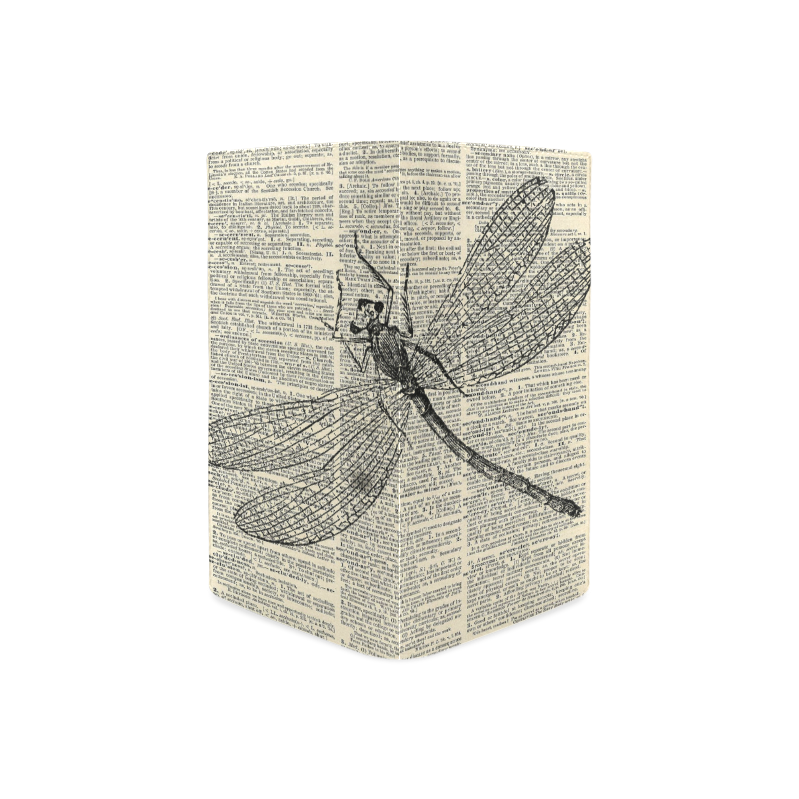 Custom Lovely Insects Dragonfly Women's Leather Wallet (Model 1611)