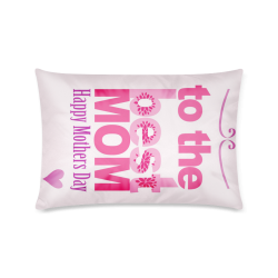 Handmade Mothers Day And Birthday Card Custom Zippered Pillow Case 16"x24"(Twin Sides)