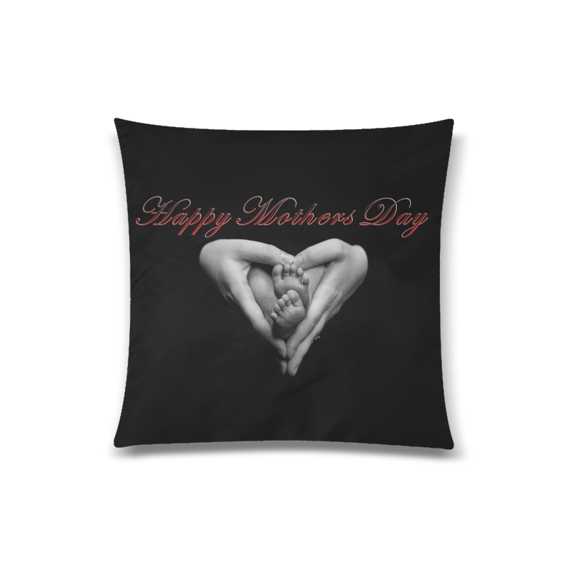 happy mothers day Custom Zippered Pillow Case 20"x20"(Twin Sides)