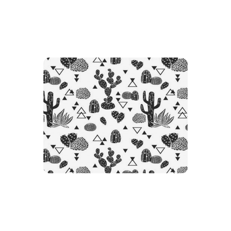 Custom Cute Cartoon Cactus Design Rectangle Mousepad