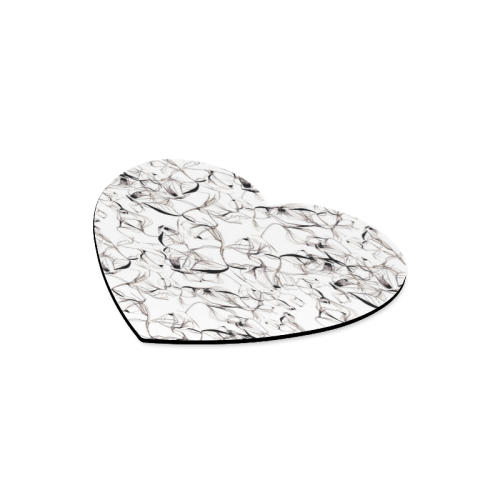 Abstact Pattern Design Custom Artsadd Stylish Heart-shaped Mousepad