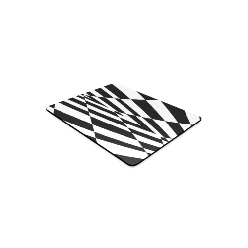 Custom 3D White Black Design Dream Space Rectangle Mousepad