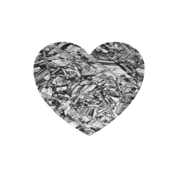 Fragment Scrap Clip Amazing Design Heart-shaped Mousepad