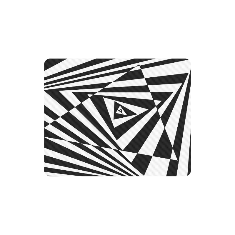 Custom 3D Design Triangle Cool Space Rectangle Mousepad
