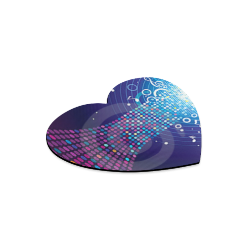 Music Heart-shaped Mousepad