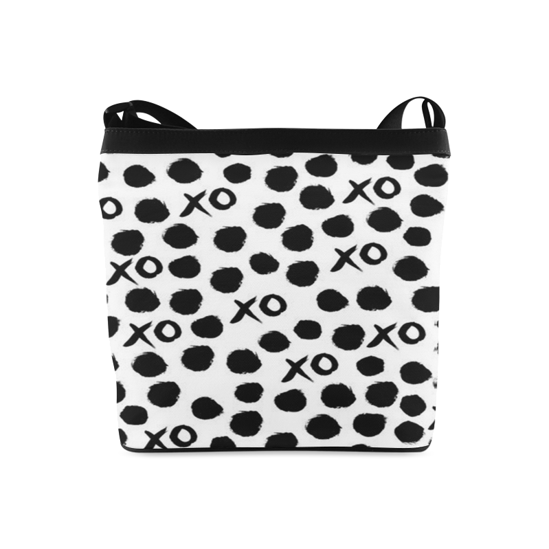 Custom Dot And XO Unique Design Stylish Crossbody Bags (Model 1613)