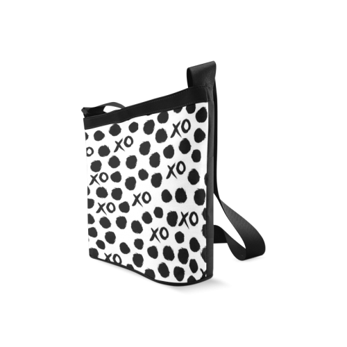 Custom Dot And XO Unique Design Stylish Crossbody Bags (Model 1613)