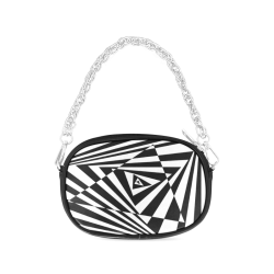 Custom 3D Design Triangle Cool Space Chain Purse (Model 1626)