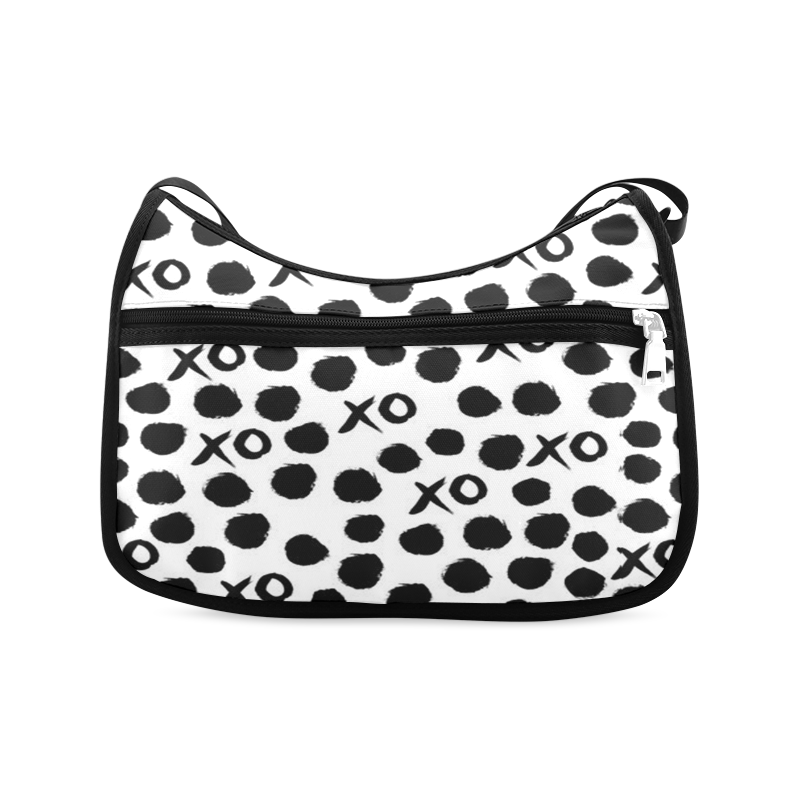 Custom Dot And XO Unique Design Stylish Crossbody Bags (Model 1616)