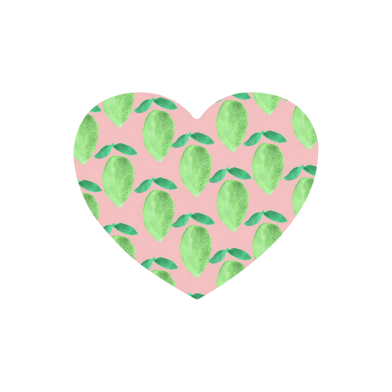 Lovely mango regularly arranged Heart-shaped Mousepad