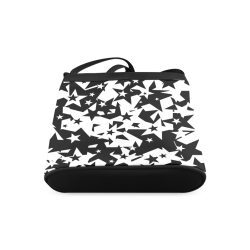 black_and_white_star_by_mythicdragon30 Crossbody Bags (Model 1613)
