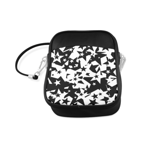 black_and_white_star_by_mythicdragon30 Sling Bag (Model 1627)