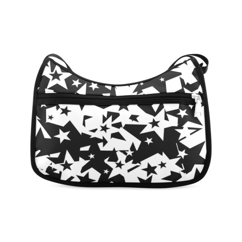black_and_white_star_by_mythicdragon30 Crossbody Bags (Model 1616)