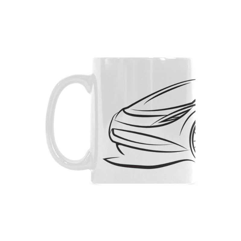 Concept car White Mug(11OZ)