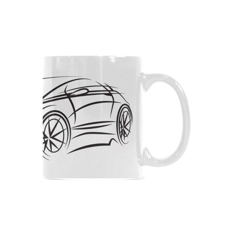 Concept car White Mug(11OZ)